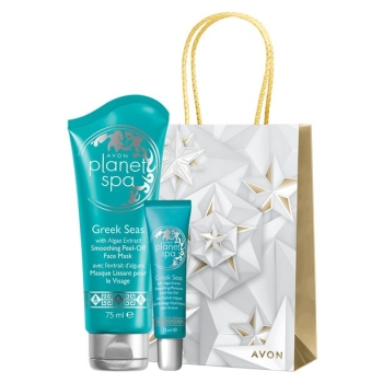 AVON Planet Spa (2-tlg) Geschenkset GREEK SEAS mit  Geschenktasche + Katalog GRATIS
